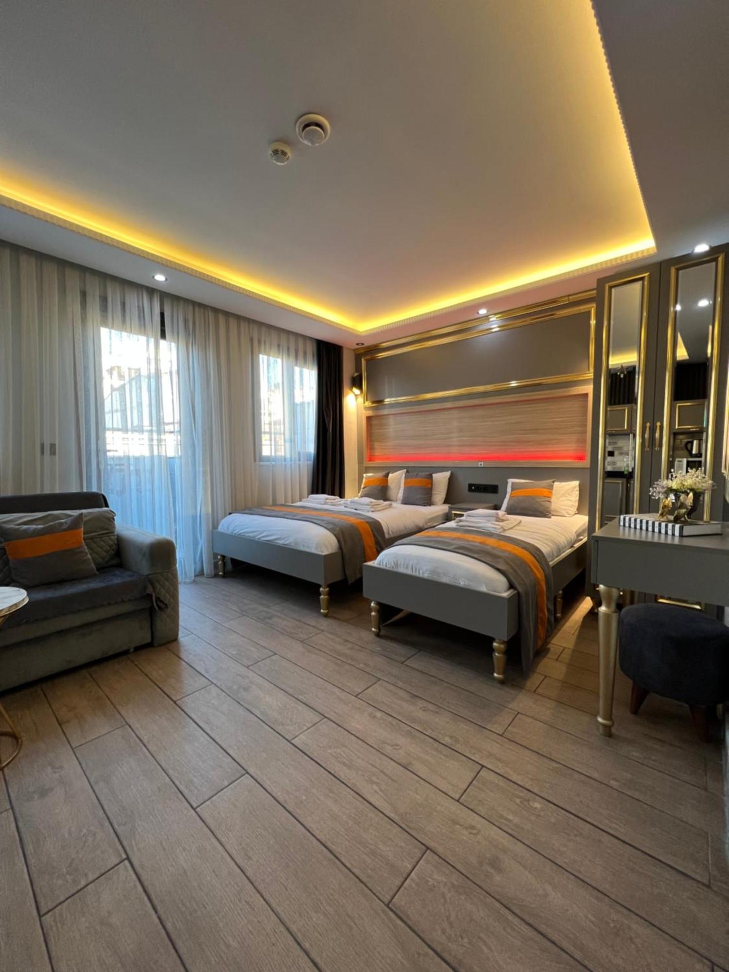 Taksim Larissa Hotel Suites Isztambul Kültér fotó