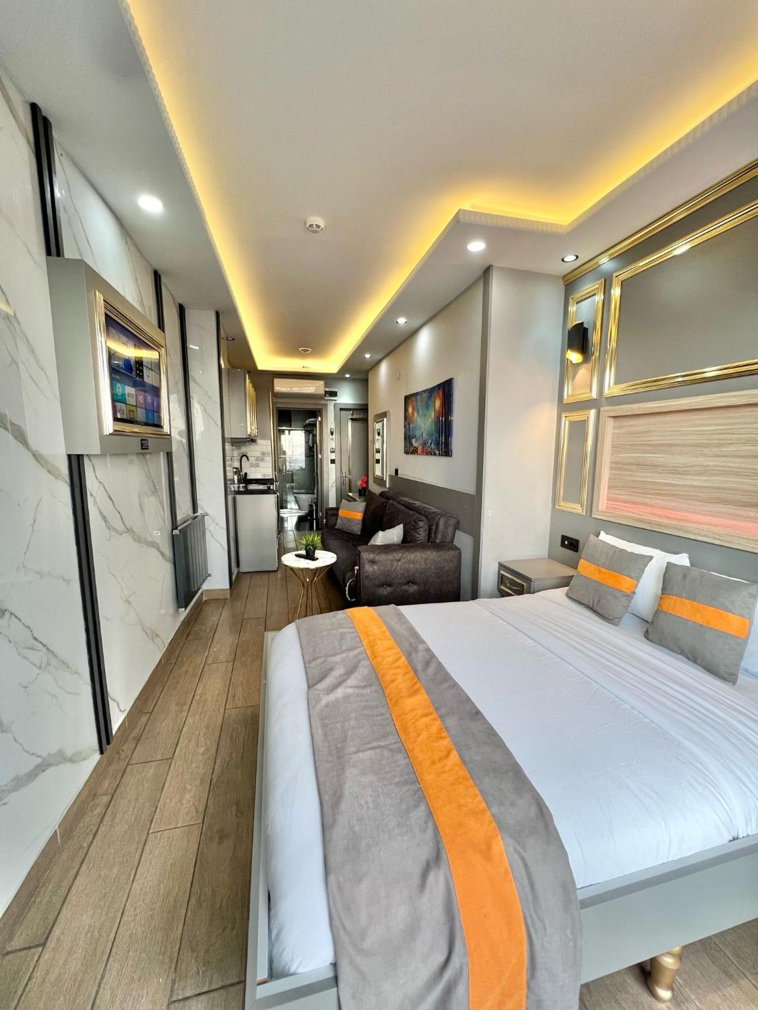 Taksim Larissa Hotel Suites Isztambul Kültér fotó